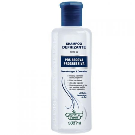 Shampoo Flores e Vegetais Pos Escova Progressiva 300ml
