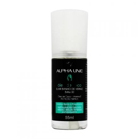 Óleo De Coco Elixir Banho De Verniz Alpha Line 55Ml