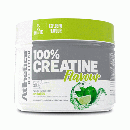 100% Creatine Flavour Limão 300g - Atlhetica