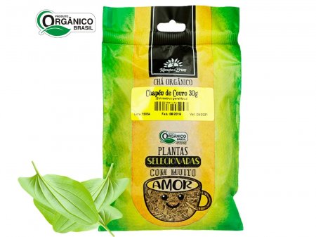 Chapéu de Couro Chá Orgânico só Folhas Kampo de Ervas 30g