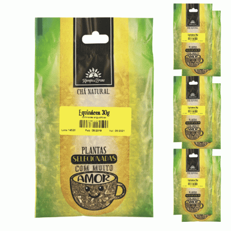 Equinácea Chá Folha Pura Imunidade Kampo Ervas 6und 30g cada
