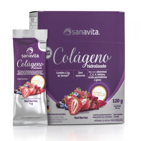 Colágeno Hidrolisado Verisol 30 Sticks - Sanavita