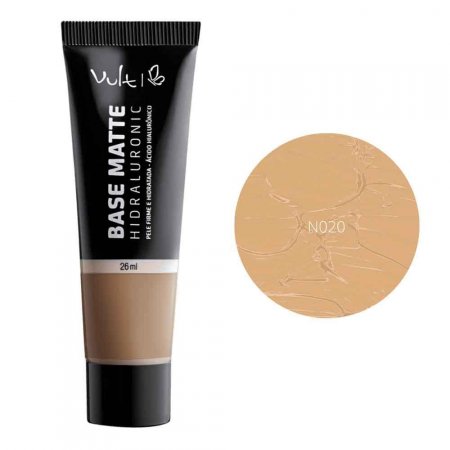 Vult Hidraluronic Matte N020 - Base Líquida 26ml