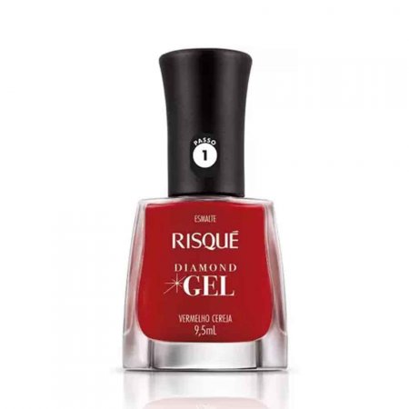 Esmalte Gel Vermelho Cereja Risqué 9,5Ml